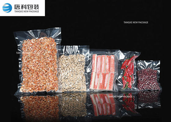 Sac de vide en nylon en plastique clair de catégorie comestible poly